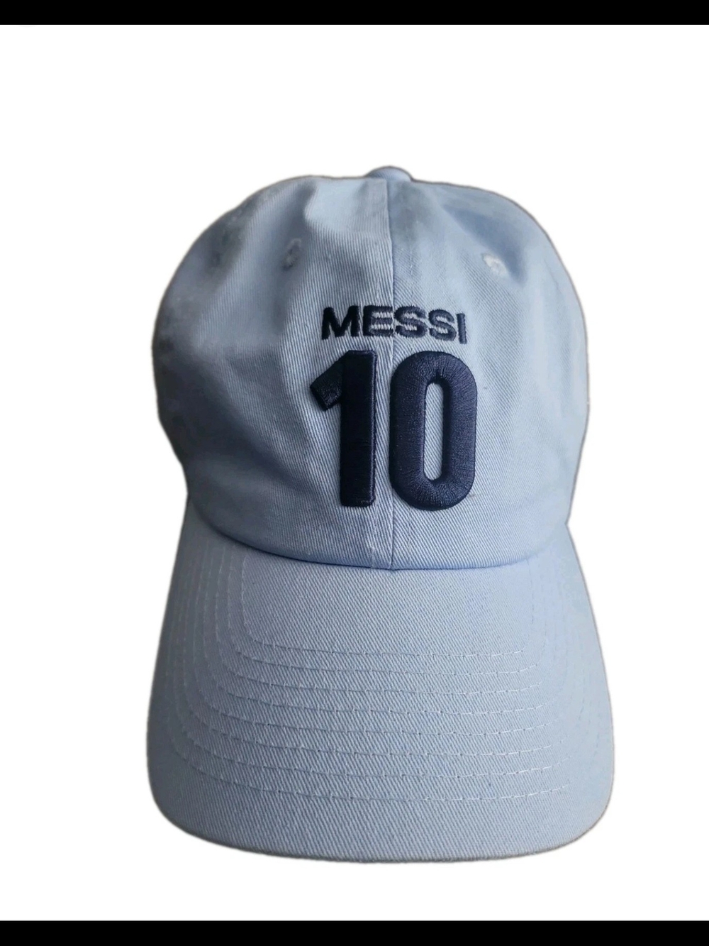 Lionel Messi 10 Soccer Official Product Cap/hat Light Blue One Size